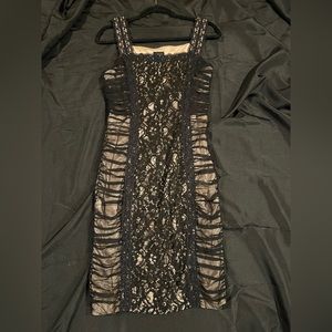 Jax Black Sequin and Lace Dress